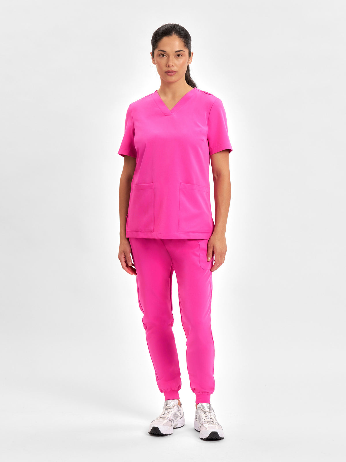 Womens Pink Jogger Scrub Pant