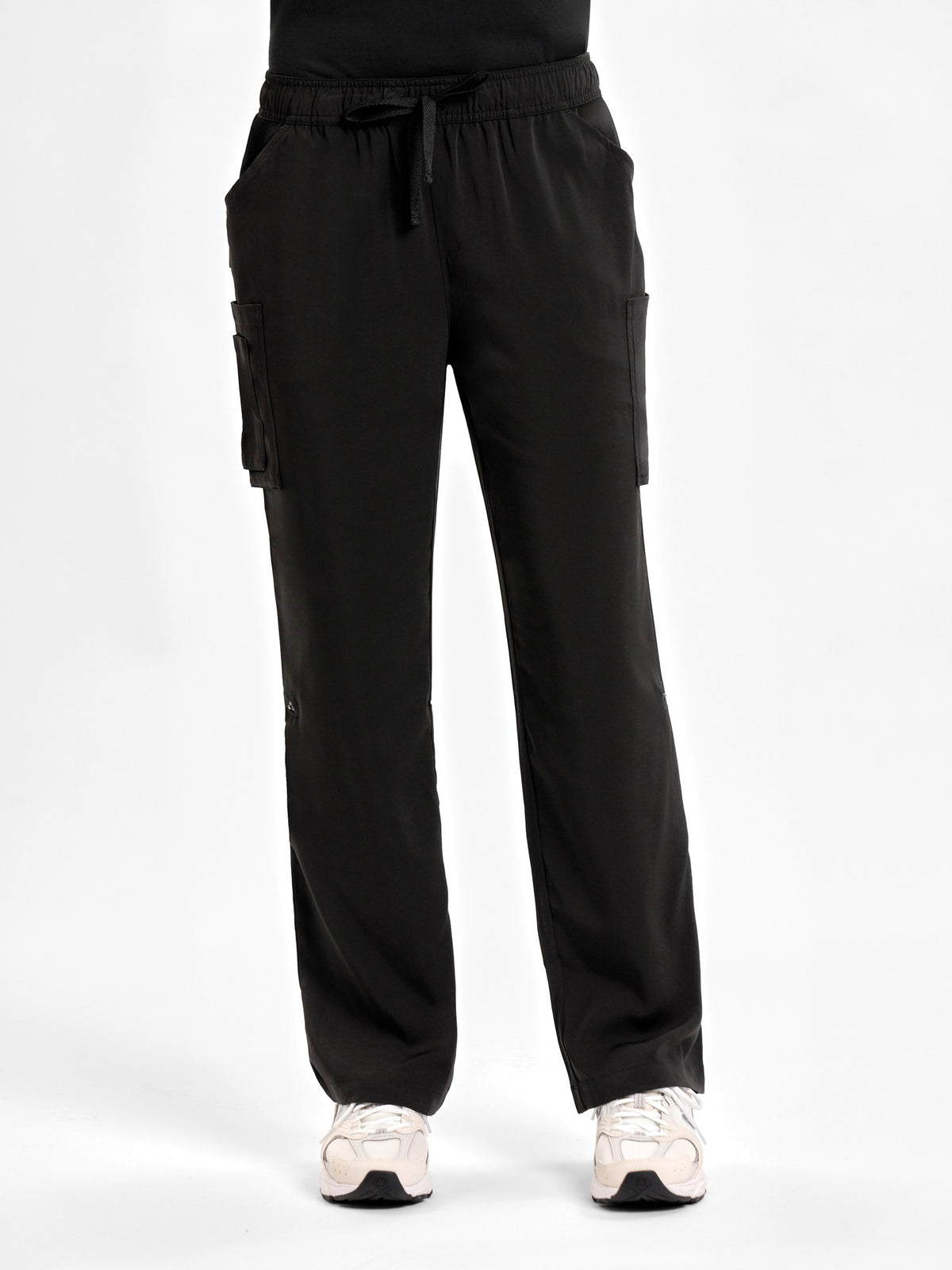 Avery Womens Straight Leg Scrub Pant - Black back