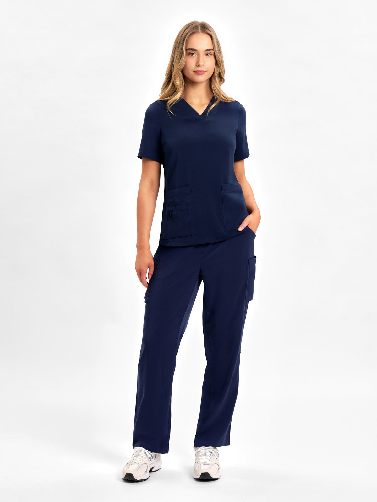 Avery Womens Straight Leg Scrub Pant - Midnight Navy