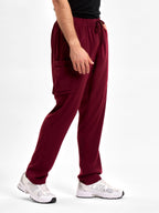 Avery Mens Straight Leg Scrub Pant - Burgundy back