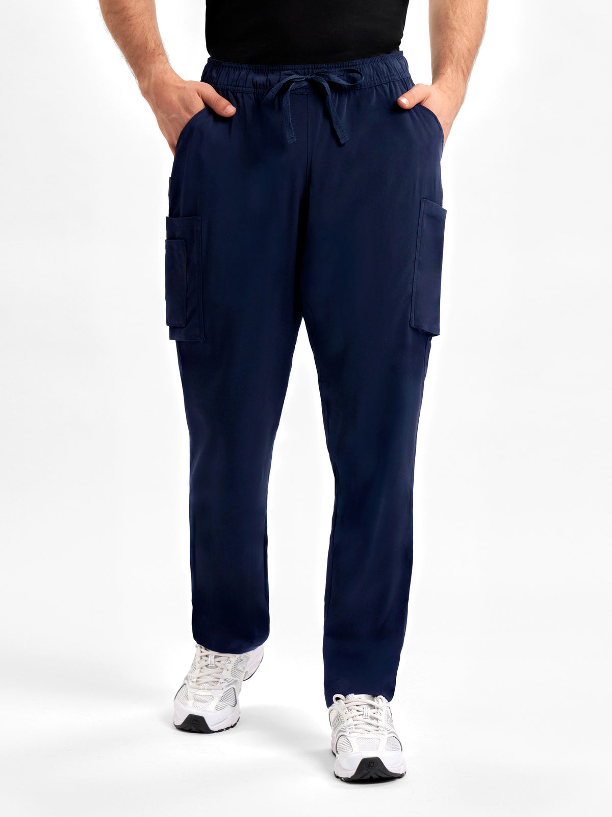 Avery Mens Straight Leg Scrub Pant - Midnight Navy back