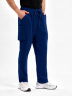 Avery Mens Straight Leg Scrub Pant - Navy back