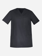 Tokyo Mens Scrub Top - Charcoal