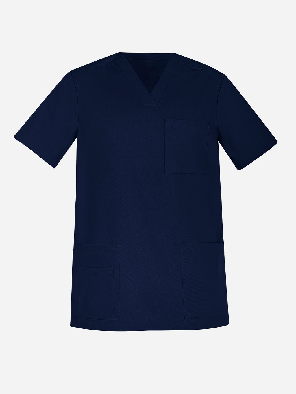Tokyo Mens Scrub Top - Midnight Navy back