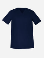 Tokyo Mens Scrub Top - Midnight Navy back