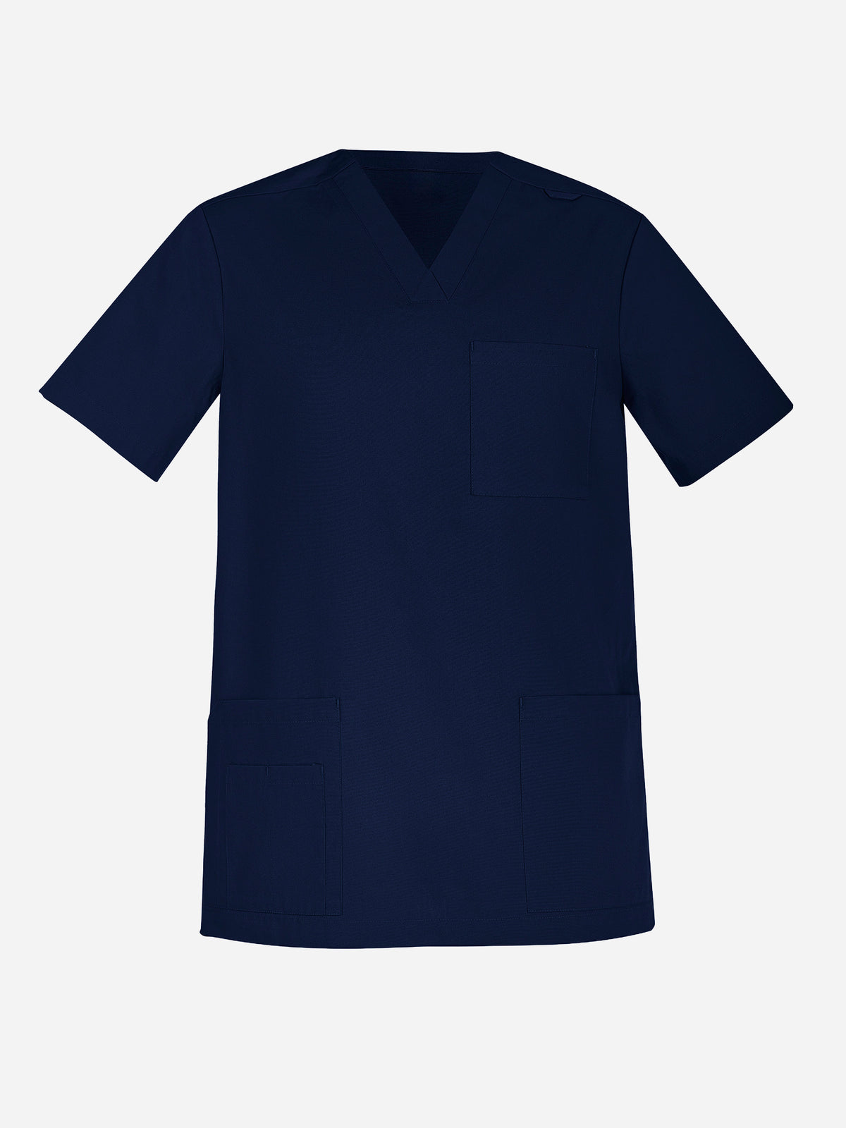 Tokyo Mens Scrub Top - Midnight Navy back