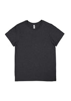 Basis Womens Short Sleeve Tee - Charcoal Marle back