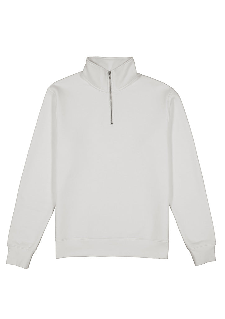 Everyday Mens 1/4 Zip - Ecru back