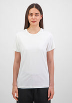 Basis Womens Short Sleeve Tee - Ecru