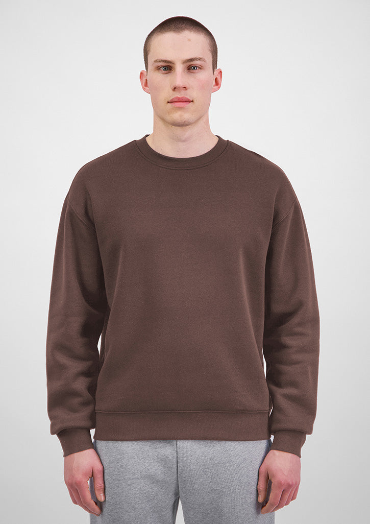 Everyday Mens Crew Sweatshirt - Espresso