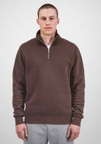Everyday Mens 1/4 Zip - Espresso
