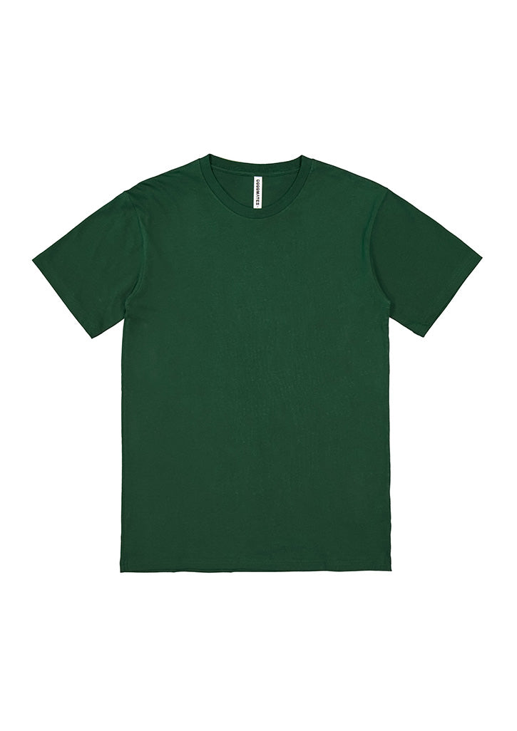 Basis Mens Short Sleeve Tee - Forest back