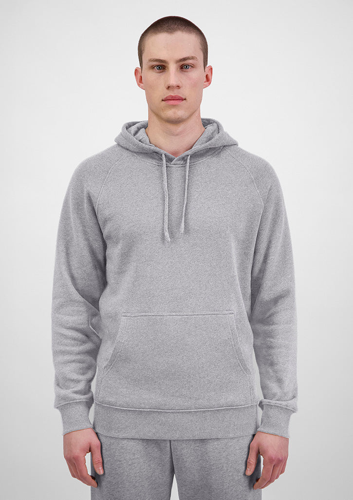 Basis Mens Hoodie - Grey Marle