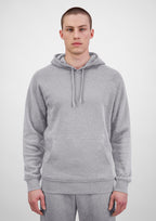 Basis Mens Hoodie - Grey Marle