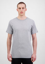 Basis Mens Short Sleeve Tee - Grey Marle