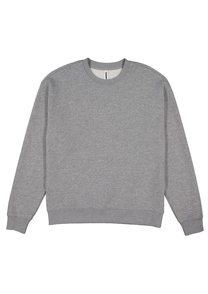 Everyday Mens Crew Sweatshirt - Grey Marle back