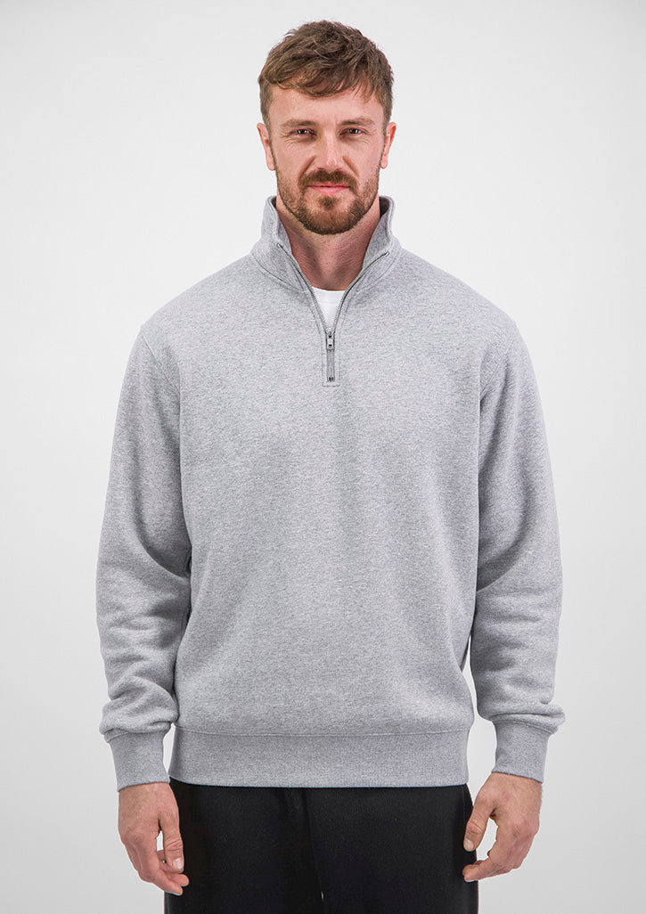 Everyday Mens 1/4 Zip - Grey Marle