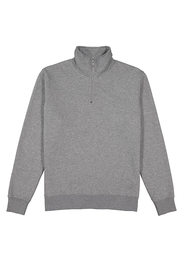 Everyday Mens 1/4 Zip - Grey Marle back