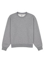 Everyday Womens Crew Sweatshirt - Grey Marle back