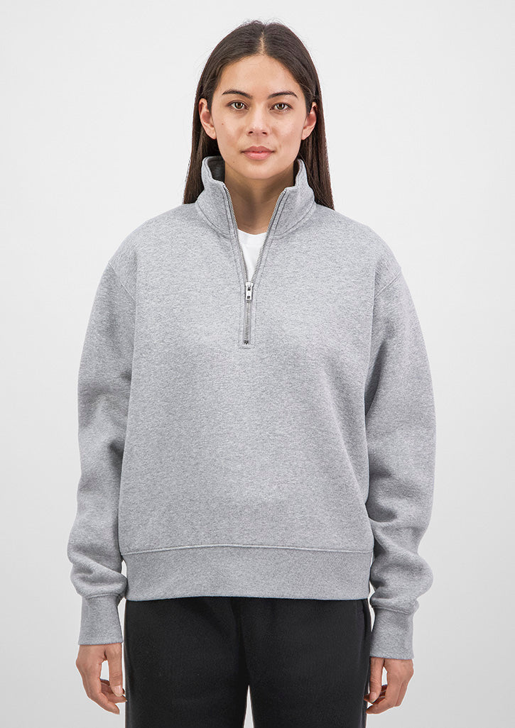 Everyday Womens 1/4 Zip - Grey Marle