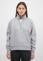 Everyday Womens 1/4 Zip - Grey Marle