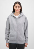 Everyday Womens Zip Hoodie - Grey Marle