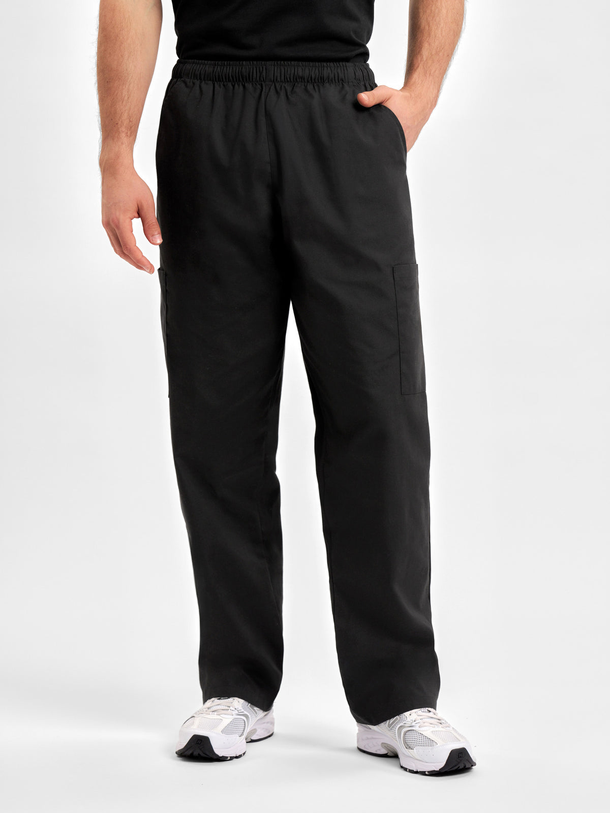 Classic Unisex Scrub Pant - Black back
