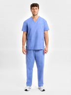 Classic Unisex Scrub Pant - Mid Blue
