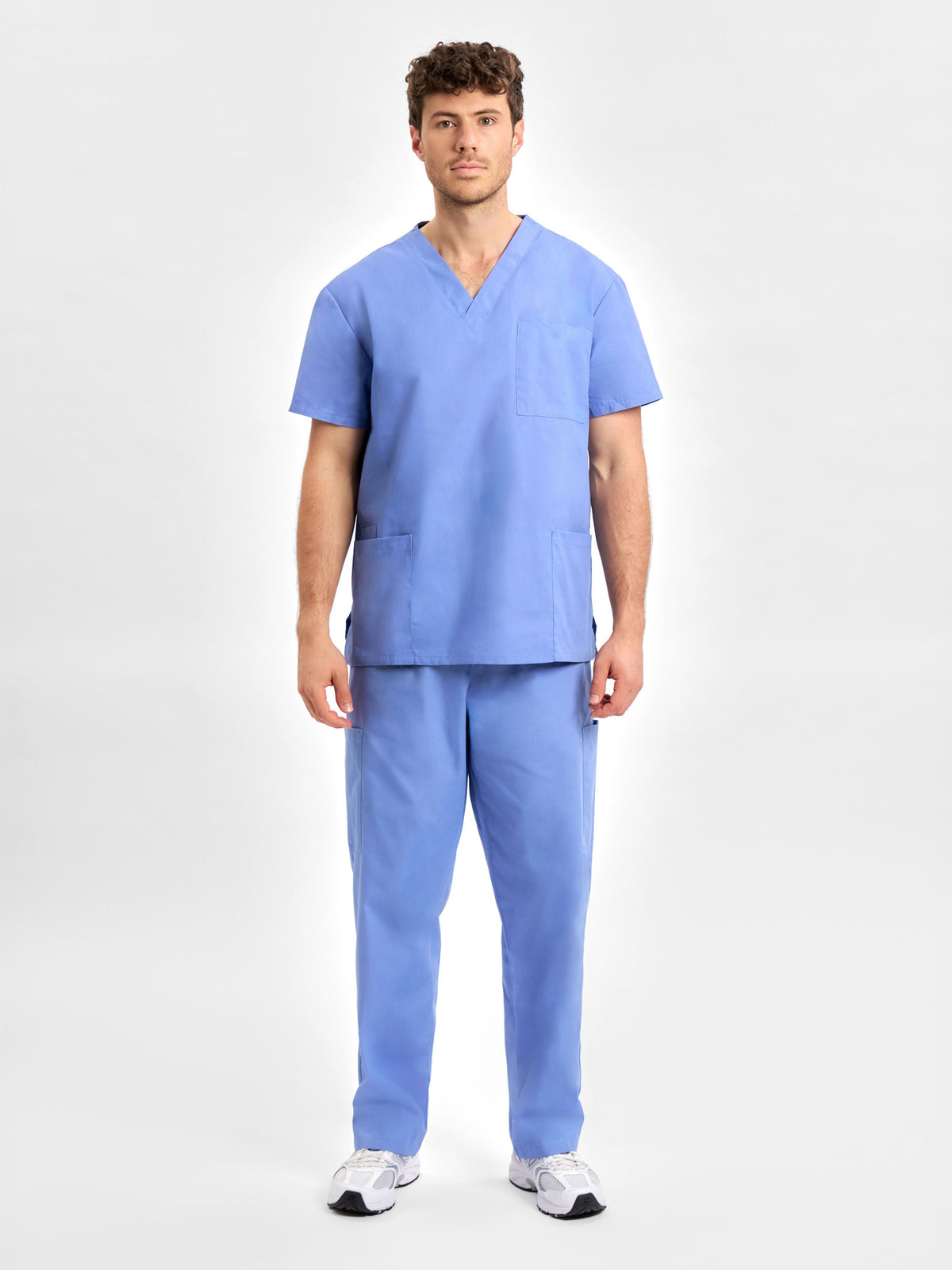 Classic Unisex Scrub Pant - Mid Blue