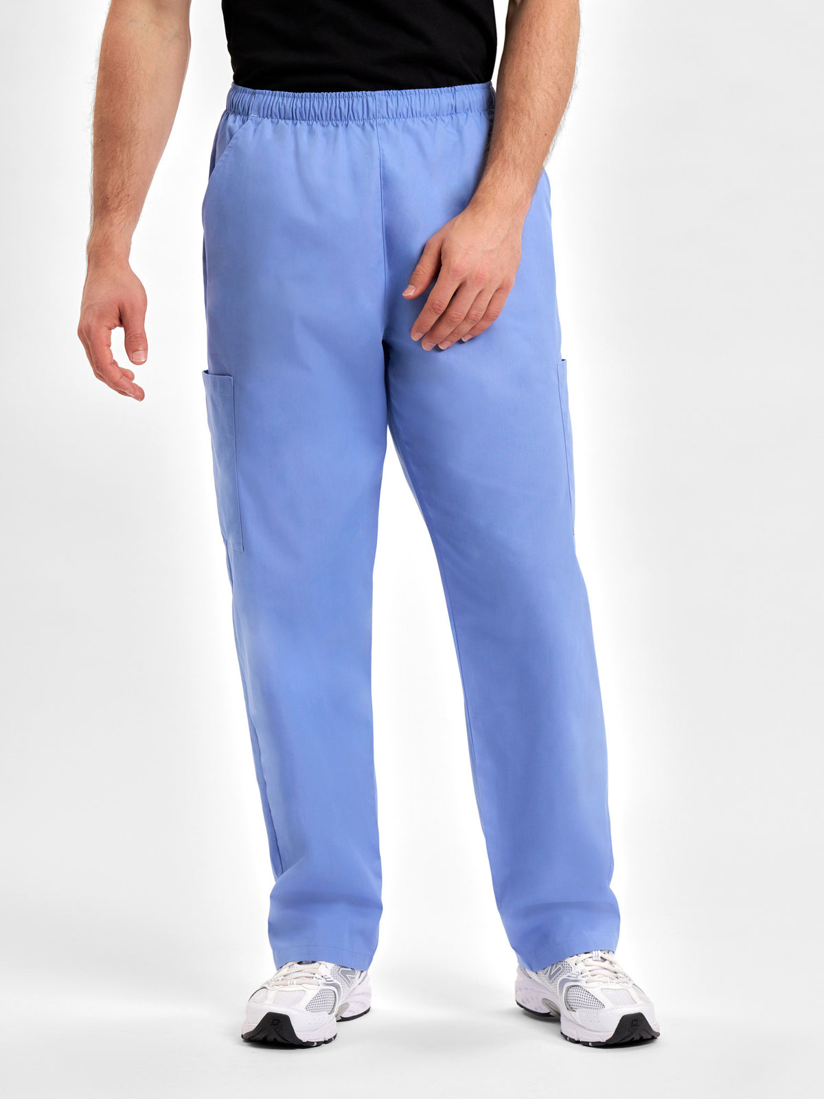Classic Unisex Scrub Pant - Mid Blue back