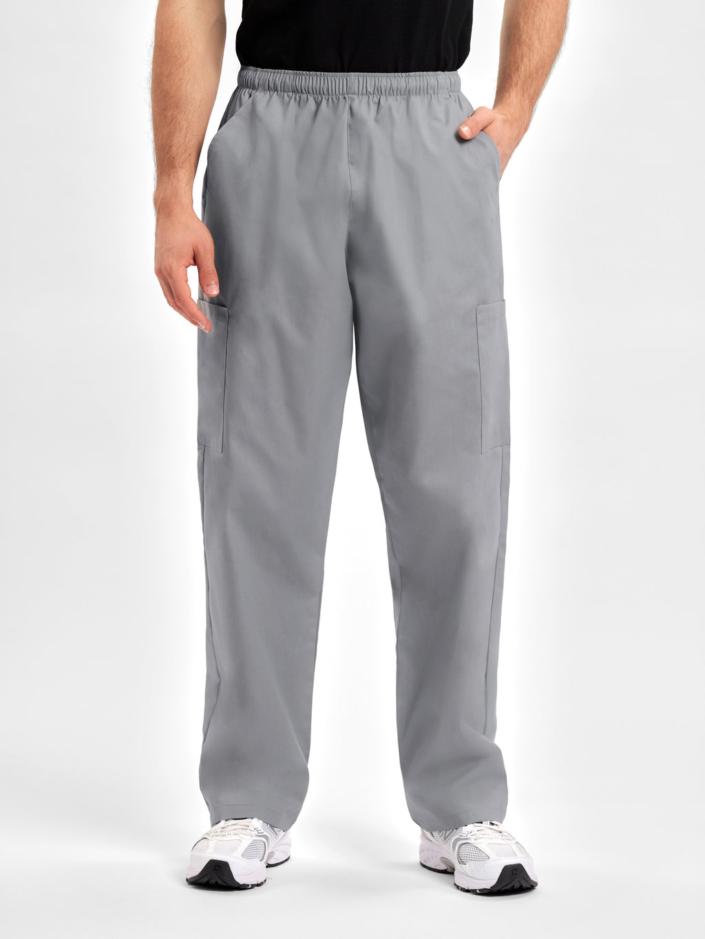 Classic Unisex Scrub Pant - Pewter back