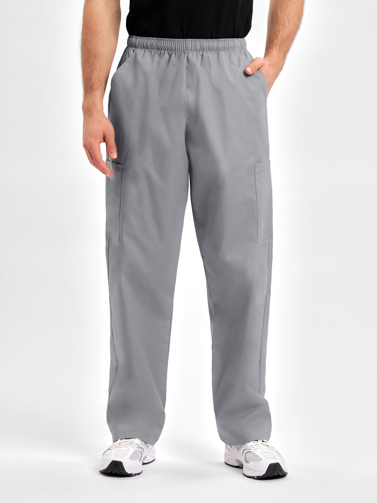 Classic Unisex Scrub Pant - Pewter back