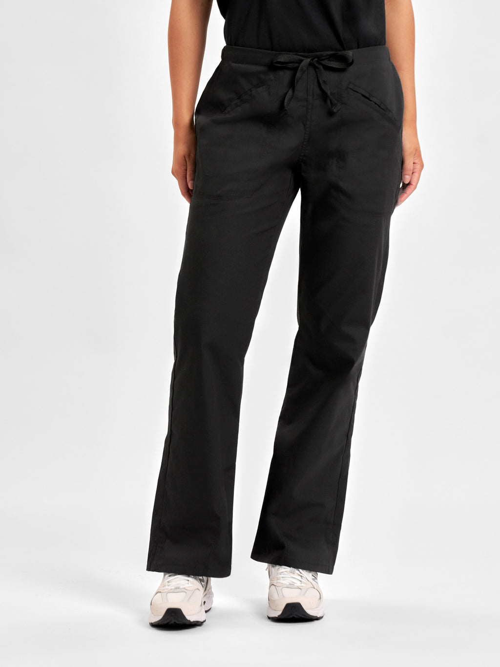Classic Womens Scrub Pant - Black back
