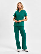 Classic Womens Scrub Pant - Hunter Green