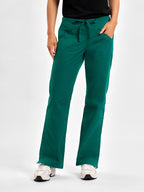 Classic Womens Scrub Pant - Hunter Green back