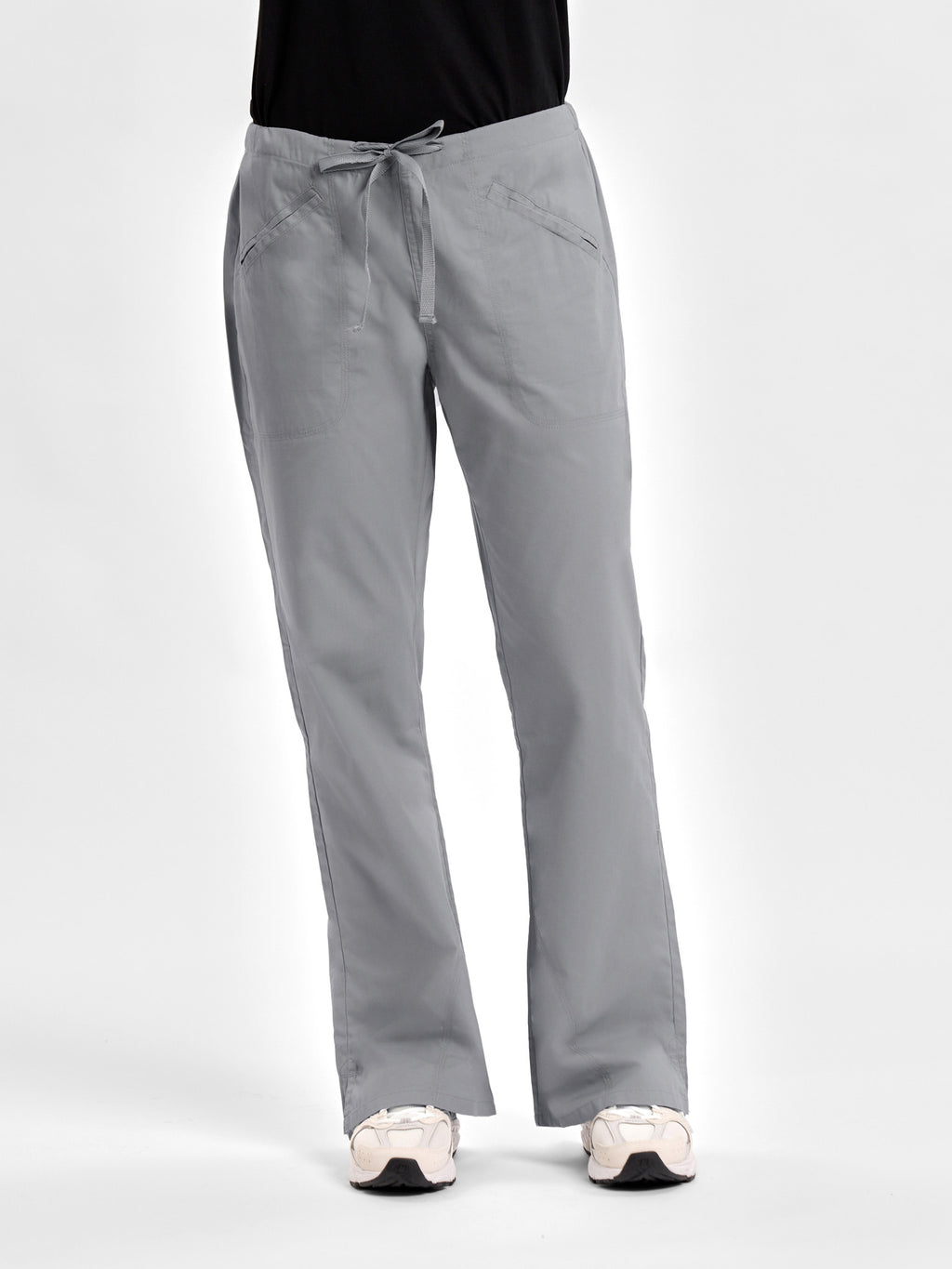 Classic Womens Scrub Pant - Pewter back