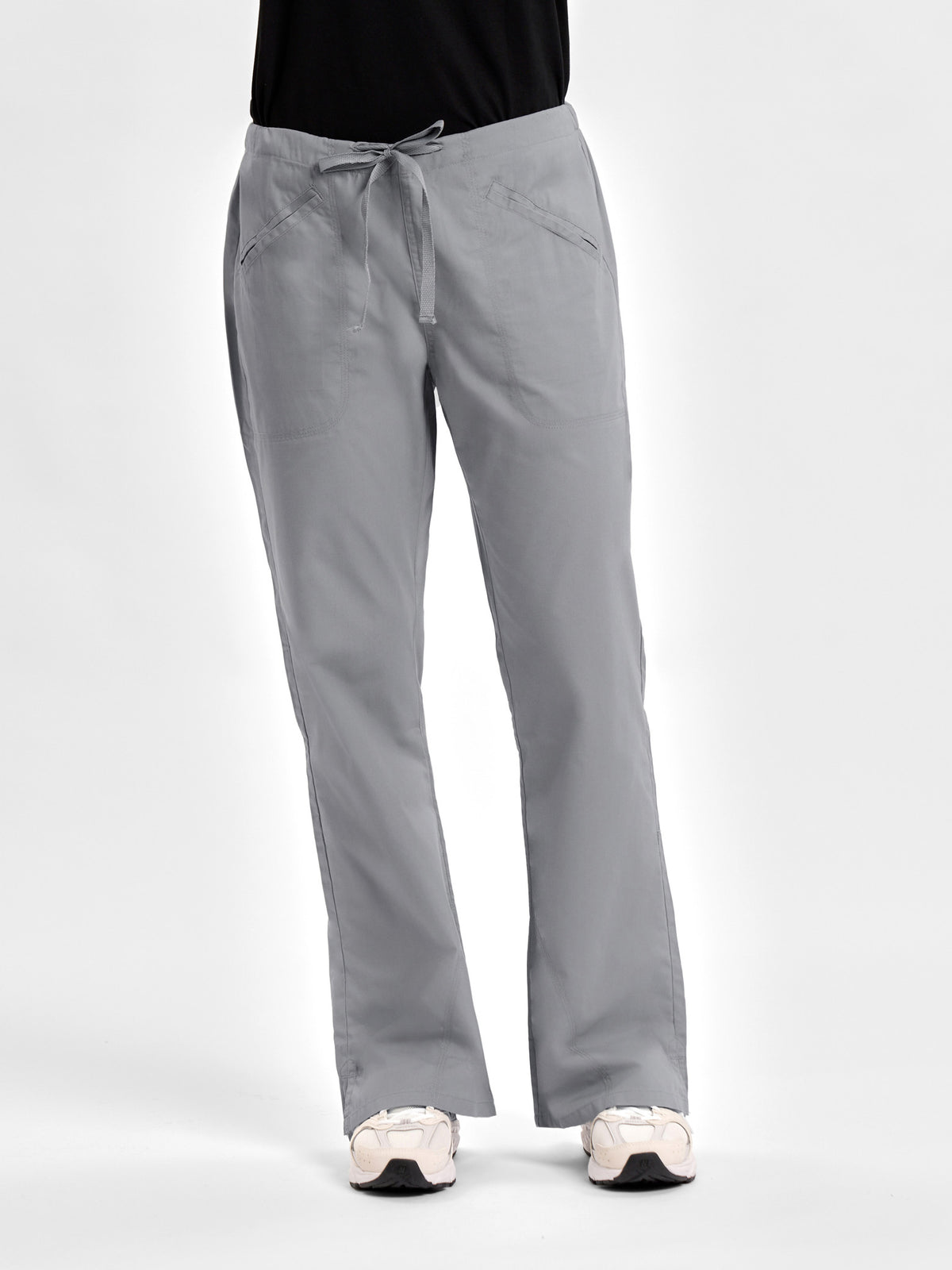 Classic Womens Scrub Pant - Pewter back