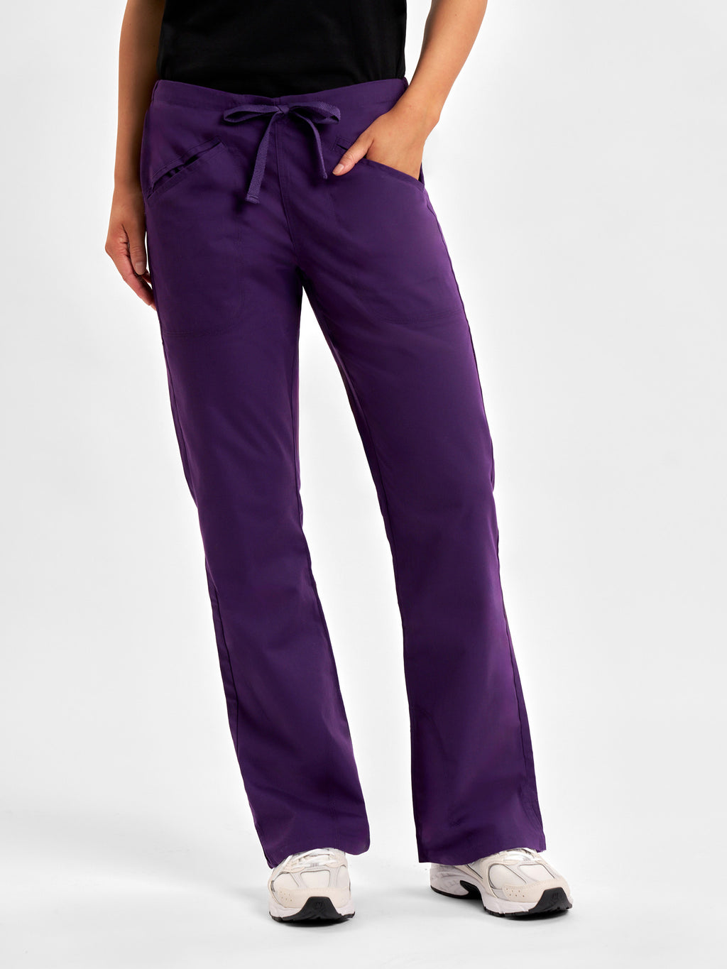 Classic Womens Scrub Pant - Purple back