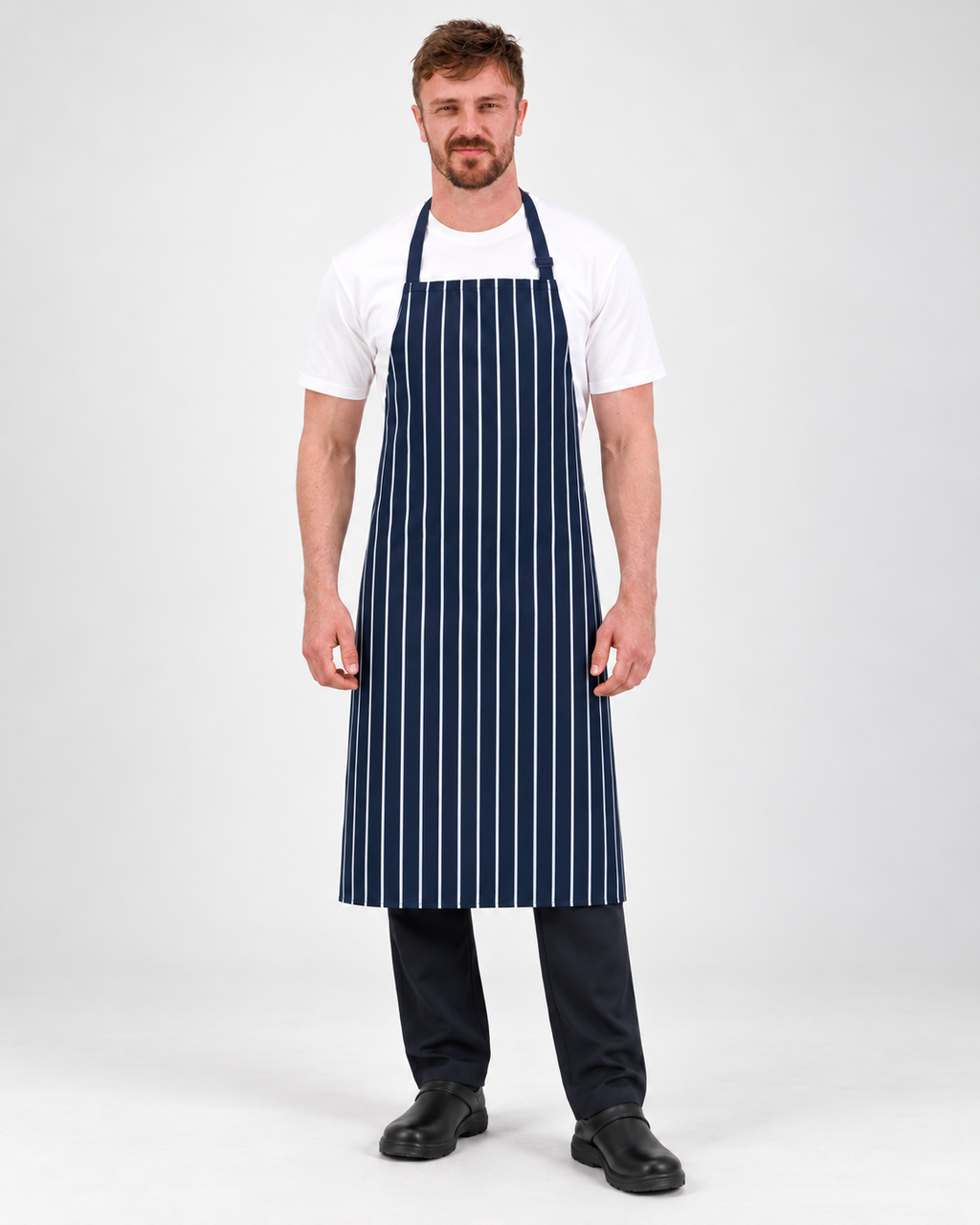 JB's Striped Bib Apron (No Pocket)