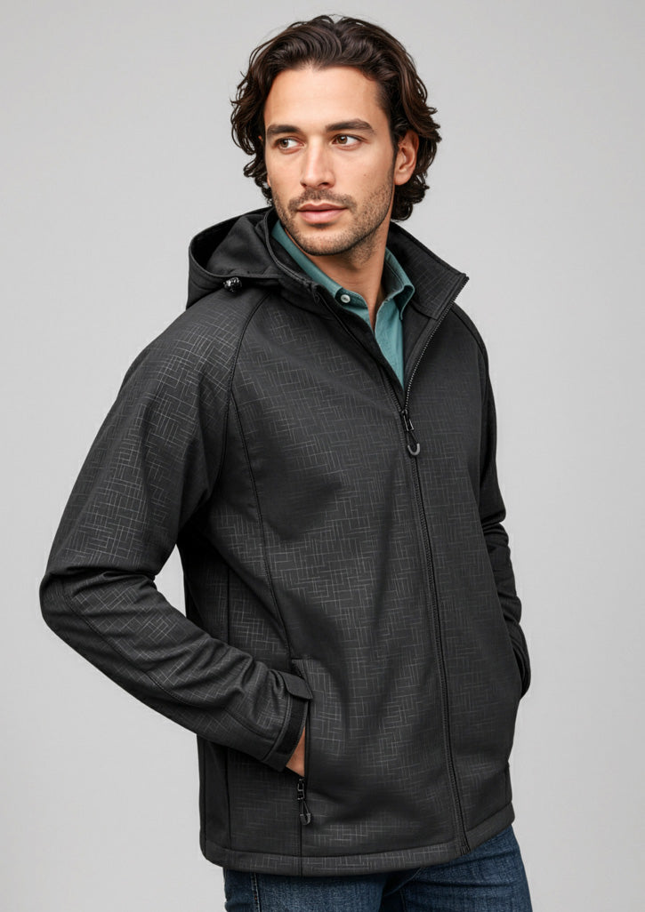 Mens Geo Jacket - CAFEWEAR NZ - Black / S