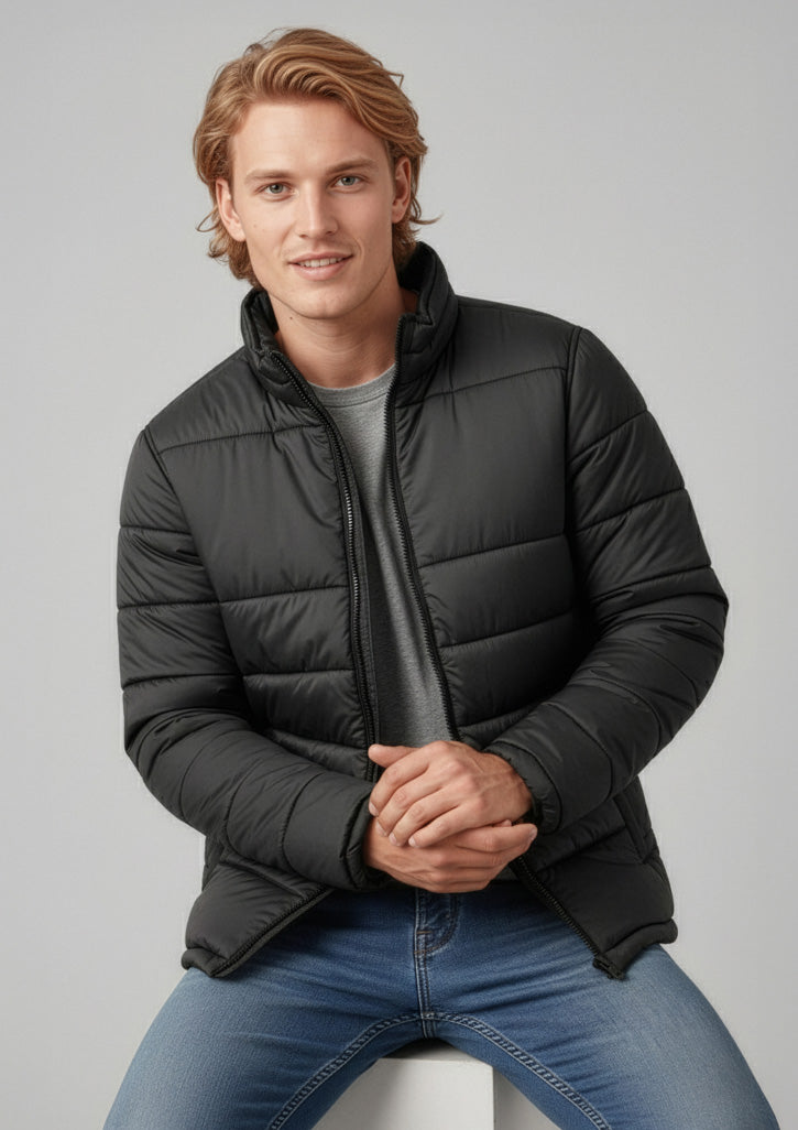 Mens Alpine Jacket - CAFEWEAR NZ - Black / XS