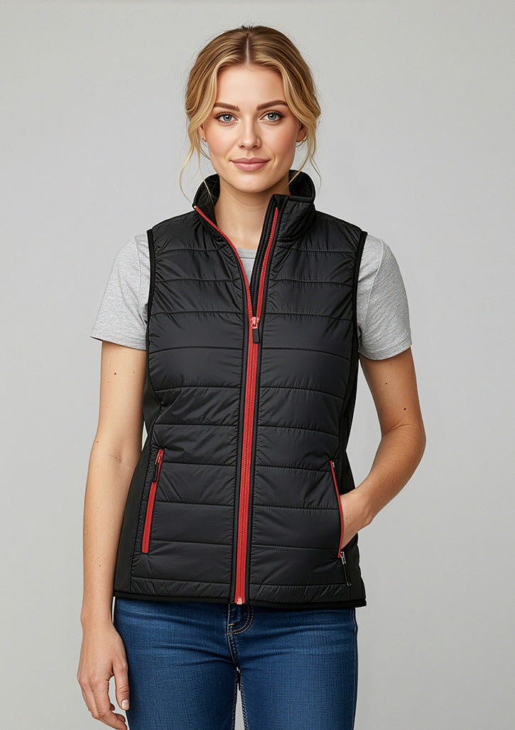 Womens Stealth Vest - Black/Red
