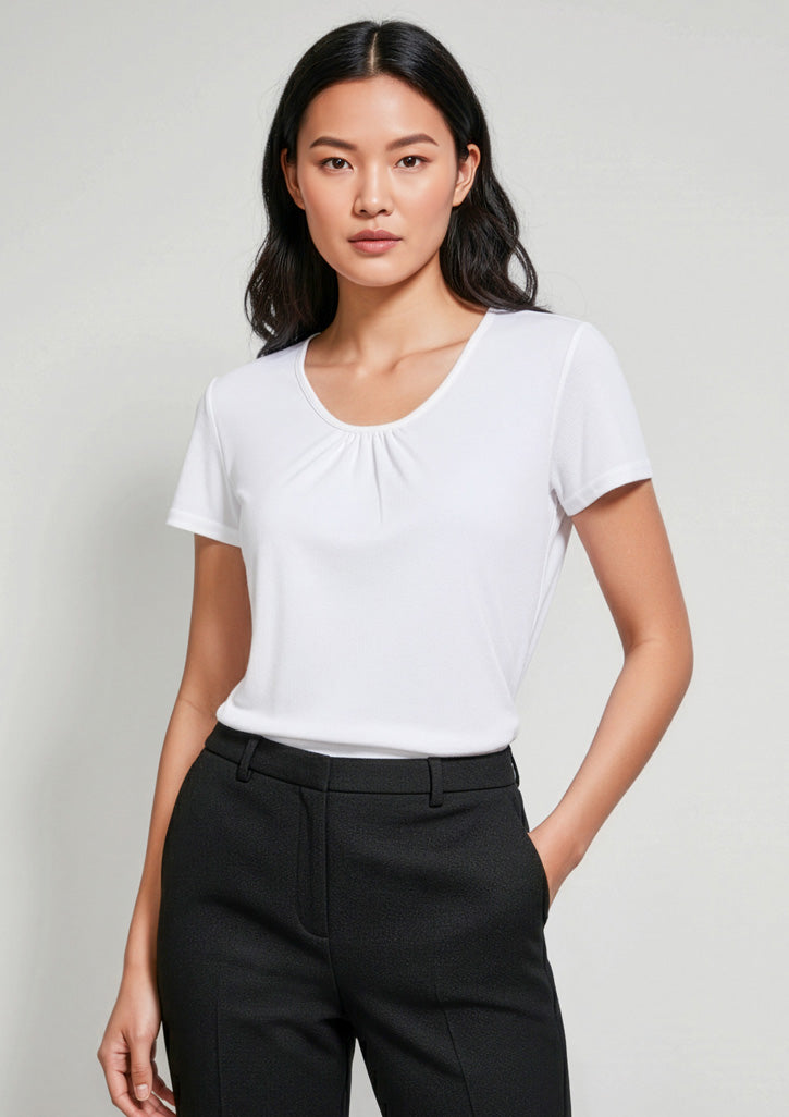 Womens Chic Top - CAFEWEAR NZ - White / 6