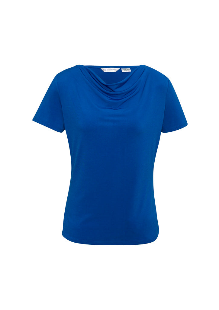 Womens Ava Top - CAFEWEAR NZ - Electric Blue / 6