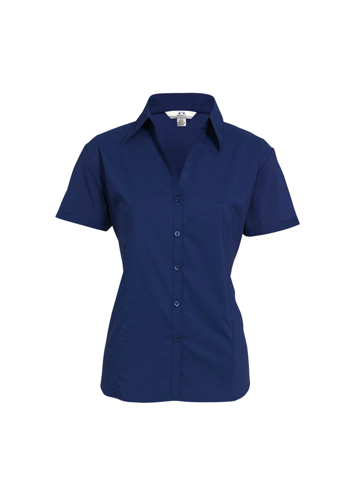 Womens Metro Short Sleeve Shirt - Royal