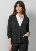 Womens Woolmix Cardigan - Black