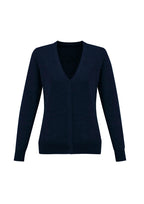 Womens Roma Knit Cardigan - CAFEWEAR NZ - Navy / XS