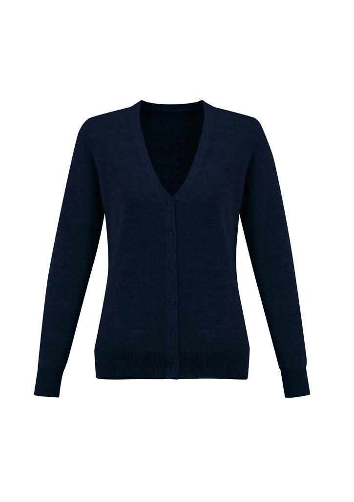 Womens Roma Knit Cardigan - CAFEWEAR NZ - Navy / XS
