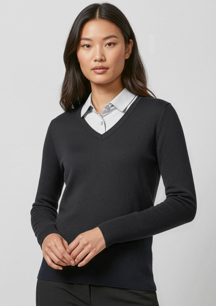 Womens Milano Pullover - CAFEWEAR NZ - Black / XS