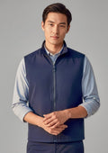 Unisex Reversible Fleece Vest - Navy